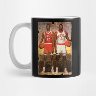 Vintage Stacey Augmon and Larry Johnson 1991 Mug